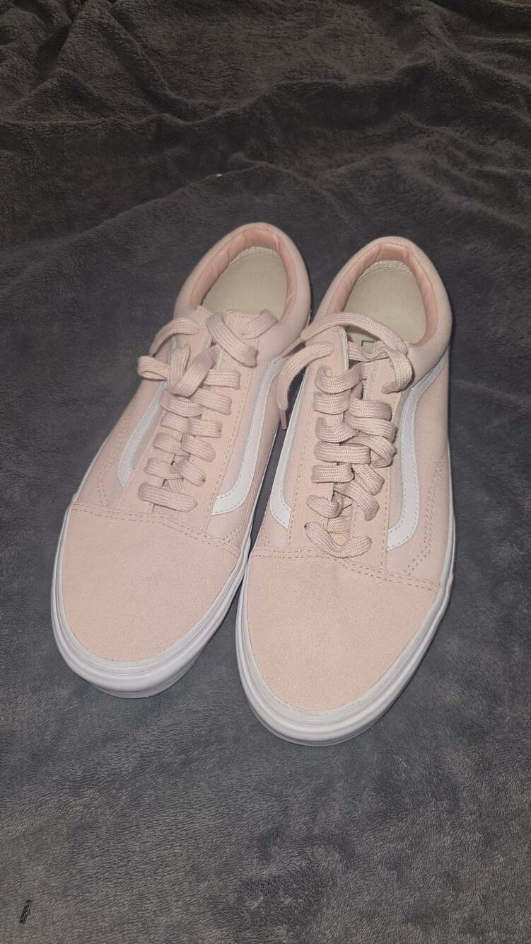 Vans Old Skool Pig Suede Sneakers in Sepia Rose